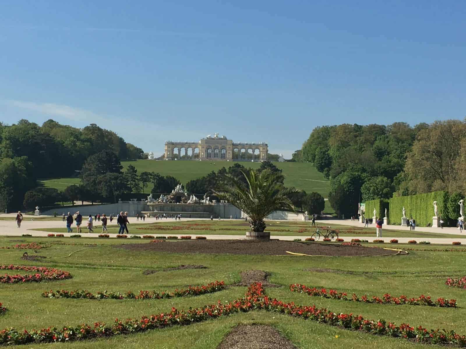 De tuinen van Schloss Schonbrunn