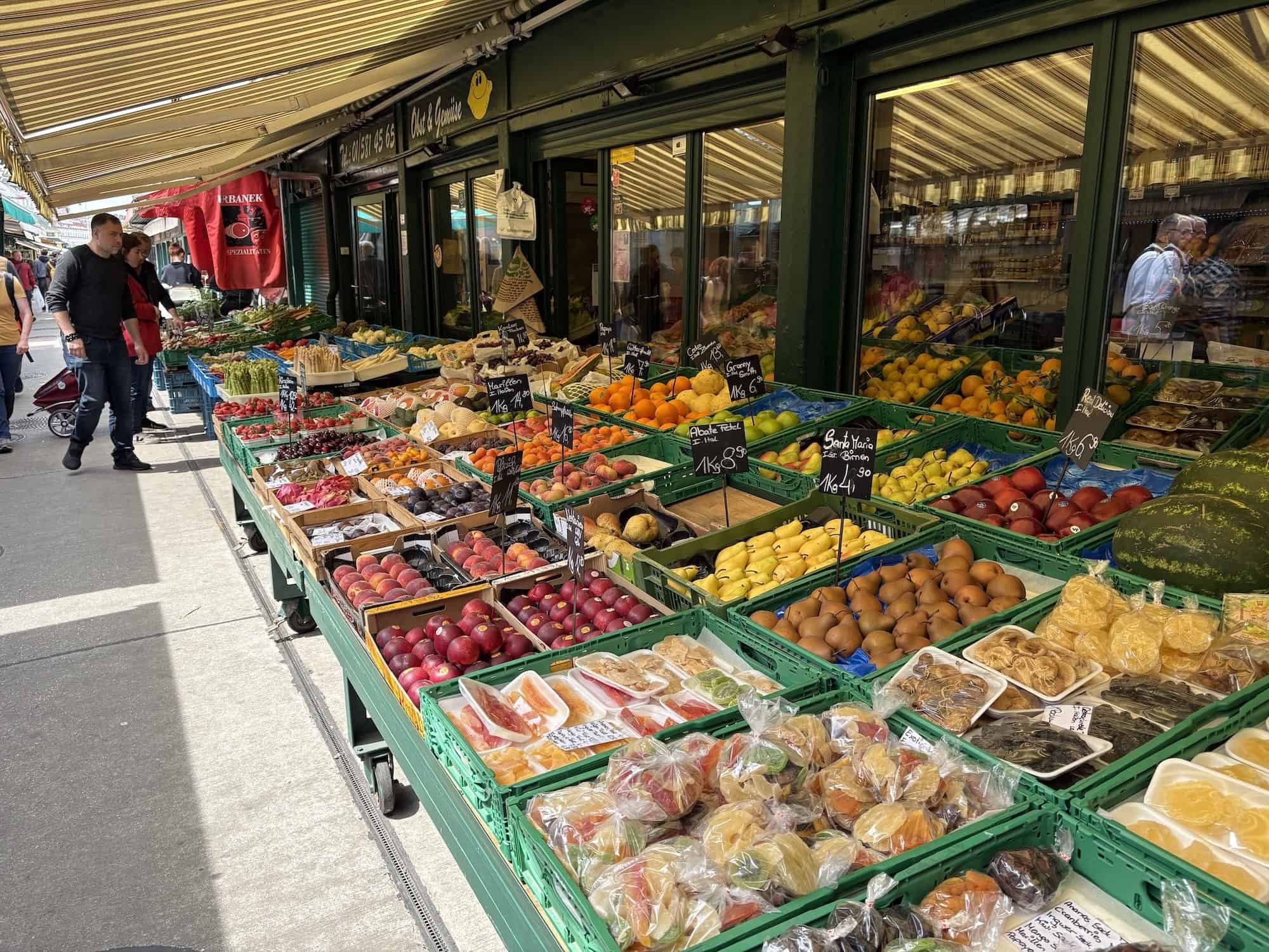 Wieden ligt vlakbij de Naschmarkt
