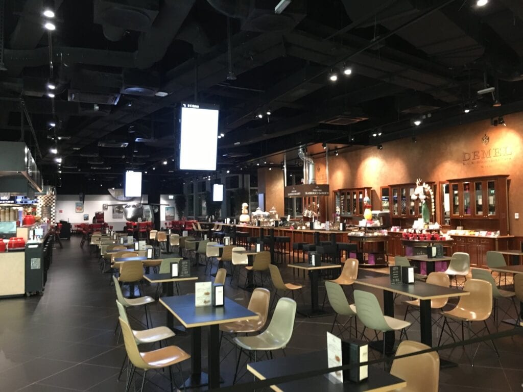 eten en drinken op de luchthaven Wenen