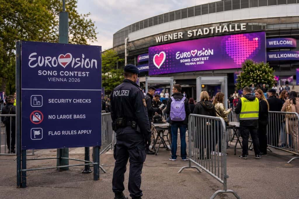 Strenge controles songfestival Wenen