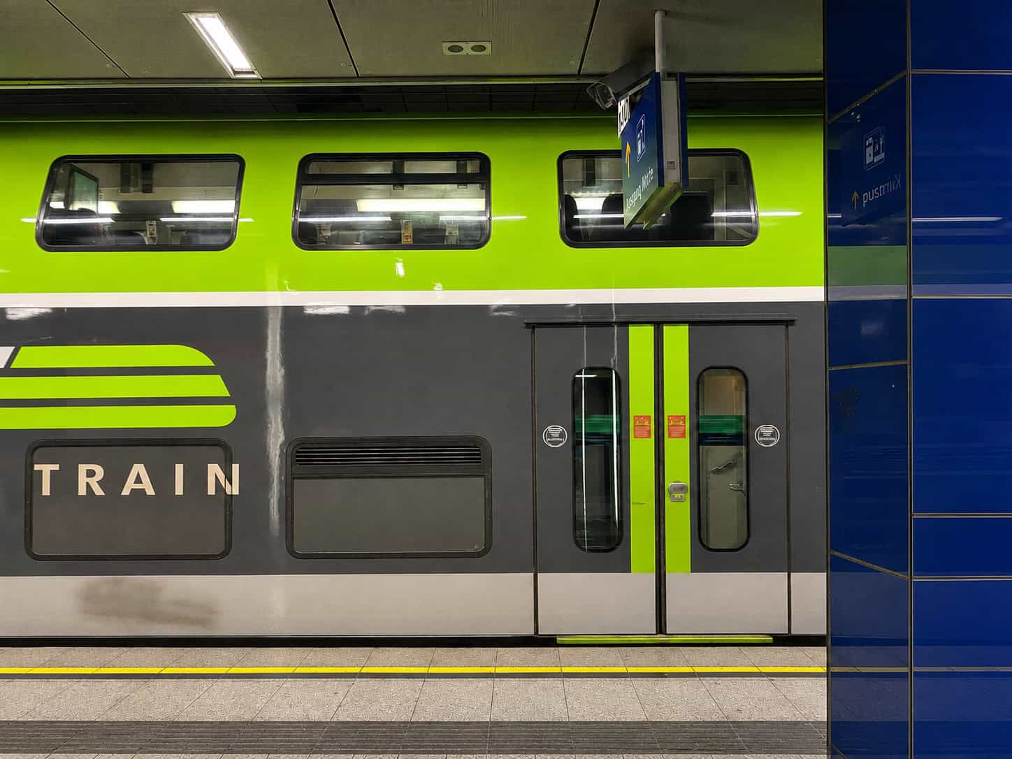 Naast de s-bahn is ook de City Airport train niet beschikbaar