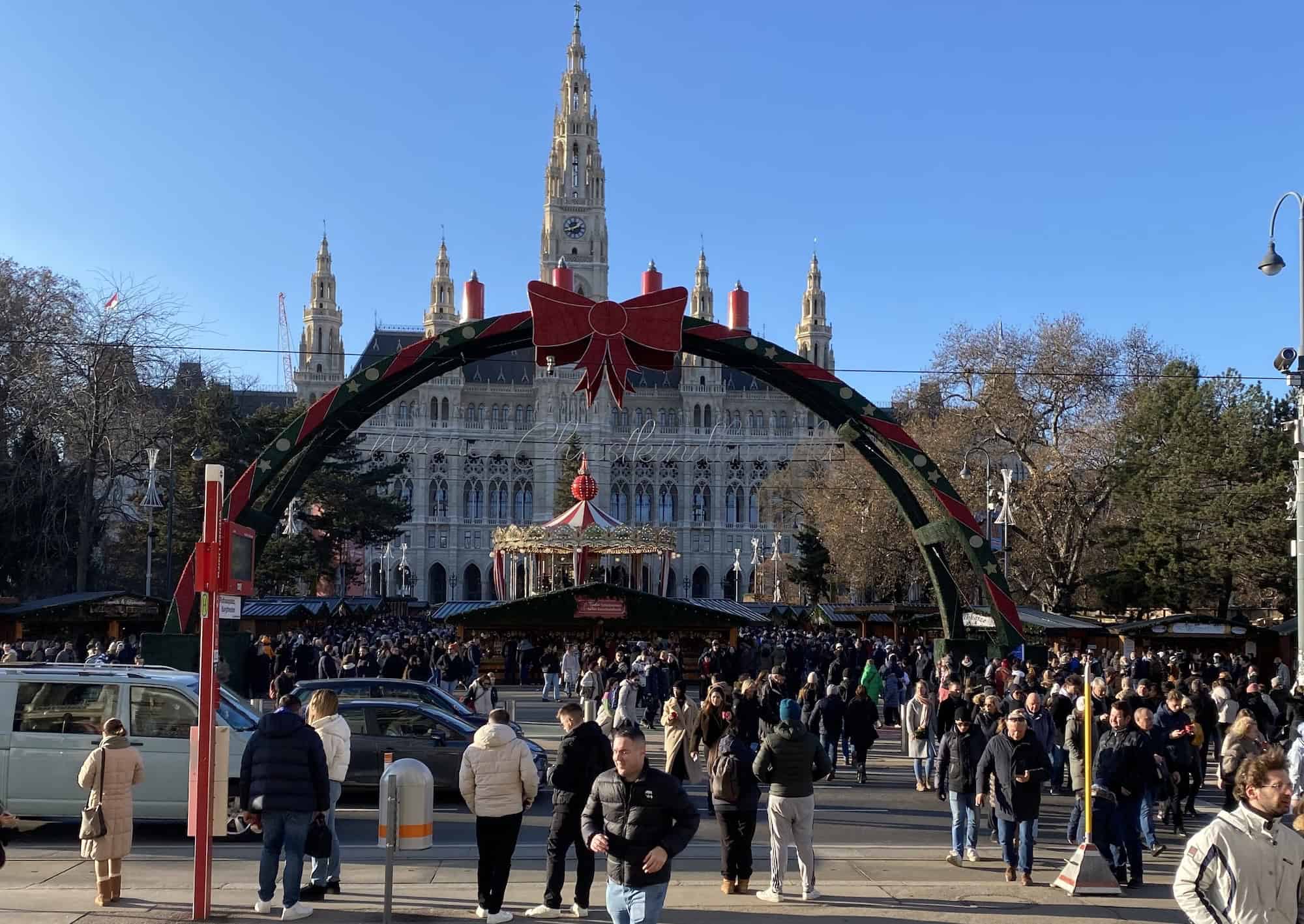 Kerstmarkt Rathaus Wenen